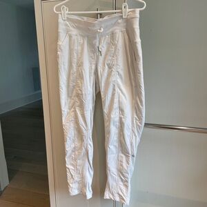 White Lululemon Dance Joggers